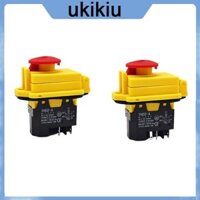 Nút Đặt Lại Chống Nước UKI 4 5 Pin Nút Nhấn Công Tắc AC250V 16A Nút Khởi Động Có Nắp Nút Nhấn Nhẹ Cho