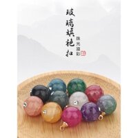 Nút hạt nứt băng tráng men cho áo cheongsam, phong cách Trung Quốc mới, bộ đồ Hanfu Tang, nút áo sơ mi phong cách dân tộc, nút đĩa, trang trí quần áo