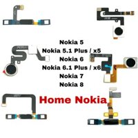 Nút Home Back , Home vân tay Nokia 5/ 5.1 Plus/ X5/ Nokia 6/ 6.1 Plus/ X6 / Nokia 7/ Nokia 8 (Đen)