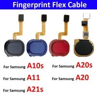 Nút Home Mới FingerPrint Cảm Biến ID Cảm Biến Flex Cable Dành Cho Samsung A10S A107 A107F A20S A207 A207F A11 A20 A21s Linh Kiện Thay Thế