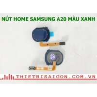 NÚT HOME SAMSUNG A20 MÀU XANH