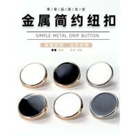 Nút kim loại, khuy măng sét áo khoác cashmere cao cấp, nút nhỏ cho áo khoác len, nút trang trí đa năng cho áo khoác vest