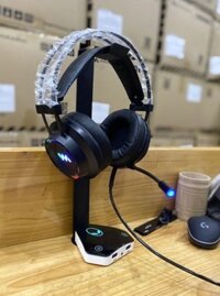 Nút nguồn Fami Allienware V2 kèm giá treo tai nghe | Siết đai ốc, hình tam giác