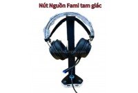 NÚT NGUỒN Fami Kèm Giá Treo Tai Nghe  (Tam giác)