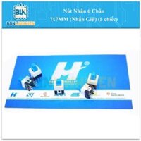 Nút Nhấn 6 Chân 7x7MM (Nhấn Giữ) (5 chiếc)                                               Yêu thích