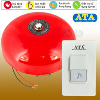Nút nhấn chuông điện reng reng có dây dùng điện 220V reo lớn vang xa ATA