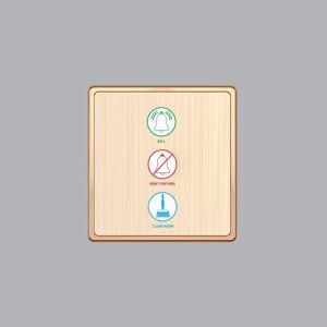 Nút nhấn chuông và đèn báo không làm phiền, dọn phòng MPE S7CDP