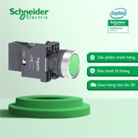 Nút nhấn có đèn Ø22 XA2EW33M1 Schneider đường kính 22mm màu xanh lá điện áp 24V AC/DC