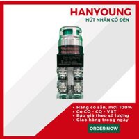 Nút nhấn có đèn Hanyoung CRX-G25MAG phi 25 màu xanh lá