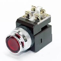Nút nhấn có đèn led màu đỏ phi 25 CR-254-D0-Y