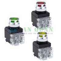 Nút nhấn có đèn màu đỏ Sungho, phi 25 220VAC