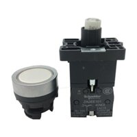 Nút nhấn có đèn XA2EW31B1 Schneider đường kính 22mm màu trắng điện áp 24V AC/DC hli.vn 963013744