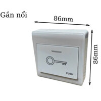 Nút nhấn exit inox 304, nhựa ABS cho hệ thống Kiểm soát ra vào Access Control