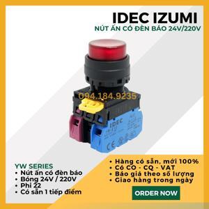 Nút nhấn Idec Izumi YW1L-M2E01Q4R