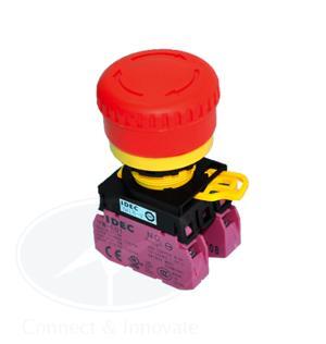 Nút nhấn khẩn Idec YW1B-V4E02R