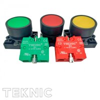 Nút nhấn không đèn phi 22-25 + 1NO