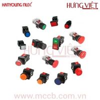 Nút nhấn không đèn viền nhôm màu xanh lá MRF-RA1G