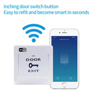 Nút nhấn mở cửa door exit 12V dùng wifi TUYA SMARTLIFE.