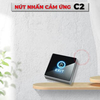 Nút Nhấn Mở Cửa (Exit) Cảm Ứng C2 Bằng Nhựa Có Đèn Led Sang Trọng