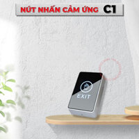 Nút Nhấn Mở Cửa (Exit) Cảm Ứng C1 Bằng Nhựa Có Đèn Led Sang Trọng