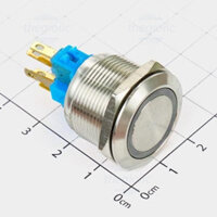 Nút Nhấn Nhả LED Đỏ 22mm 220V Inox 304 6 Chân//SKU:55 linhkientruonggiang86