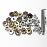 Nút Quần Jean Rỗng Khóa Đầu Quần Áo Nút Cho Đa Năng Nữ Không May Quần Eo Kích Thước Khóa Eo