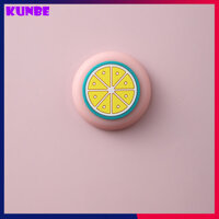 Nút Silicon Chống Va Đập Cửa, Miếng Chặn Cửa Họa Tiết Hoạt Hình 3D, Giảm Ồn, Chống Shock, Chống Trầy Xước Và Bảo Vệ Tường KUNBE - Chanh Vàng