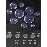 Nút trong suốt cho áo khoác, áo jacket, áo sơ mi, nút tròn nhỏ vô hình cho áo len, áo cardigan