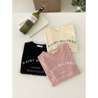 NUTCLOSET - Áo phông in chữ Saint Wilfred 2013_A1392