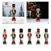 Nutcracker Trang trí búp bê gỗ Đồ chơi hình búp bê cho đồ dùng dự tiệc Lễ hội Máy tính để bàn