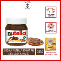 Nutella socola Úc hạt phỉ 200g phết sandwich, biscuits vị ngọt dịu cực ngon date mới - ÂU CHÂU SHOP