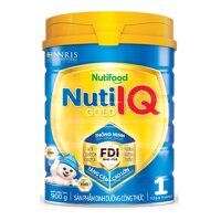 [Nuti IQ 1 ] sữa Bột Nuti IQ 1 900g giúp trẻ Phát Triển Trí Não - Thông Minh - Cao Lớn-Hệ Tiêu Hoá Khoẻ Mạnh