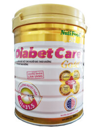 Nutifood DiabetCare Gold 900 Gr: dinh dưỡng hàng ngày cho người bị bệnh tiểu đường, đái tháo đường.