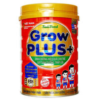 Nutifood Grow Plus+ Đỏ FDI 900 g: Sữa y tế cho trẻ từ 1-10 tuổi bị suy dinh dưỡng, thấp còi ( Mẫu mới)