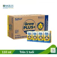 (Nutifood) Thùng 48 Hộp Sữa Bột 110ml Pha Sẵn Nutifood GrowPLUS+ Sữa Non Tăng Đề Kháng