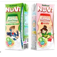 (Nutifood)Thùng 48 hộp 180ml thức uống sữa tươi lên men Nuvi