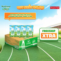 NutiMilk Sữa Tươi Tươi Sạch Có Đường Hộp 110ml Thùng 24 Hộp (110ml x 24 hộp)