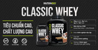 Nutrabio Classic Whey Protein - Premium Quality Protein, 5 Lbs (2,268 Kg)