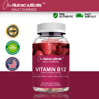 Nutraceuticals High Strength Vitamin B12 - Kẹo dẻo Uống Bổ Sung Vitamin B12 - 60 Viên