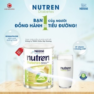 Sữa bột Nestle Nutren Diabetes - hộp 400g (dành cho người bị bệnh đái tháo đường)