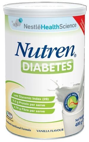 Sữa bột Nestle Nutren Diabetes - hộp 400g (dành cho người bị bệnh đái tháo đường)
