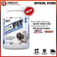 Nutrex ISOFIT Whey Protein Isolate (2Lbs, 5Lbs)Protein Cao Cấp Hỗ Trợ Phát Triển Cơ Bắp, Không Lactose