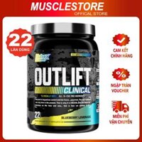 Nutrex Outlift Pre-Workout (22 liều),Tăng Sức Mạnh, Sức Bền, Tỉnh Táo Trước Tập Luyện