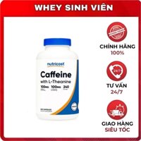 Nutricost Caffeine with L-Theanine (100mg) - 240 viên
