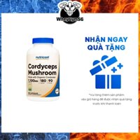 NUTRICOST CORDYCEPS MUSHROOM MADE WITH ORGANIC CORDYCEPS 1100MCG - Viên Uống Đông Trùng Thảo Tốt Cho Sức Khỏe 180 viên