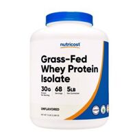 Nutricost Grass-Fed Whey Protein Isolate 5lbs