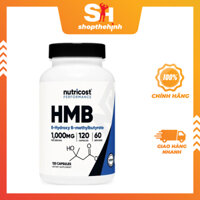 Nutricost HMB 500mg (120 Viên) - Phục Hồi Cơ, Chống Mất Cơ, Chống Nhức Mỏi Cơ, Phát Triển Cơ Bắp