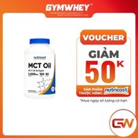 NUTRICOST MCT OIL 3000MG 150 VIÊN GEL Cung Cấp Năng Lượng Và Hỗ Trợ Quá Trình Tiêu Hóa Và Trao Đổi Chất.