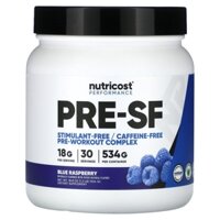 NUTRICOST PRE WORKOUT STIM FREE 30SER