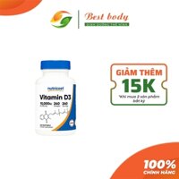 Nutricost Vitamin D3 10000 IU Viên Uống Bổ Sung Vitamin D 240 Viên